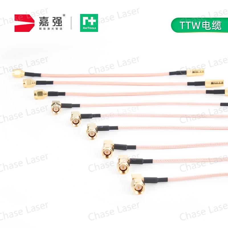 Raytools Original TTW RF Coaxial Cable for Fiber Laser Heads (SMA/SMB, 10/15/20/30 cm, 90°)